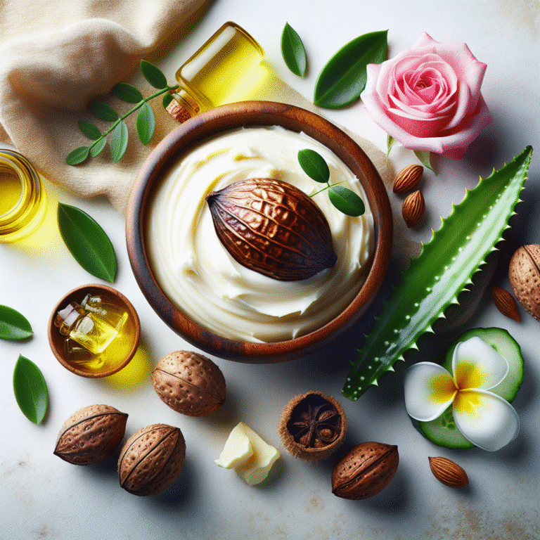 Luxurious shea butter body cream recipe for hydration