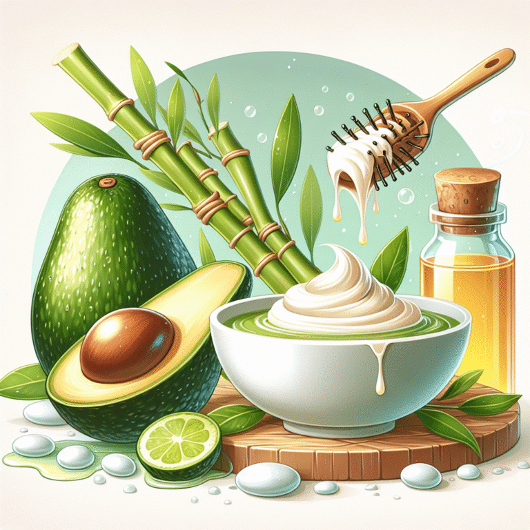 avocado hair mask for intense hydration