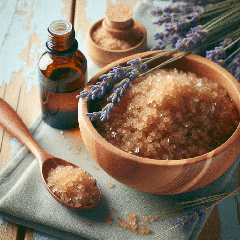 Homemade sugar scrub for ultimate dry skin relief