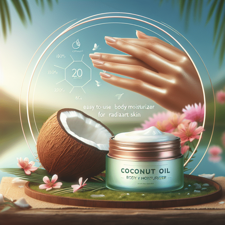 Easy coconut oil body moisturizer for radiant skin