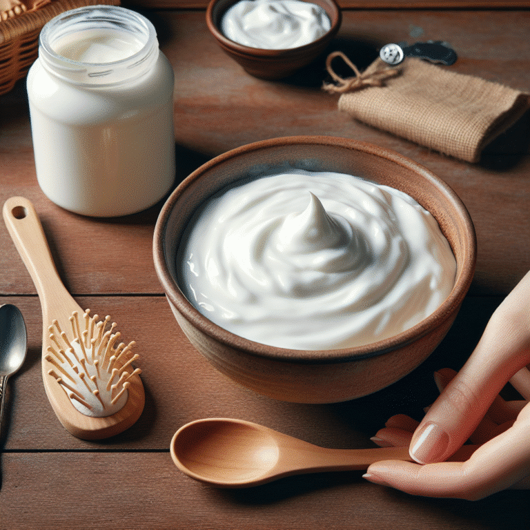 yogurt hair mask for combating dandruff