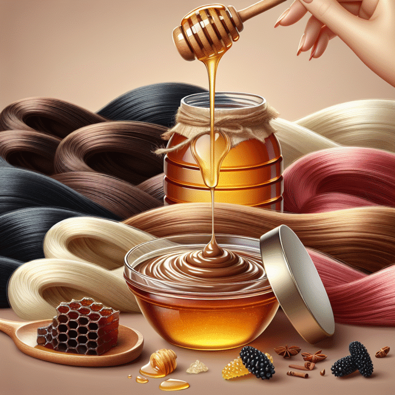honey hair mask for achieving softness