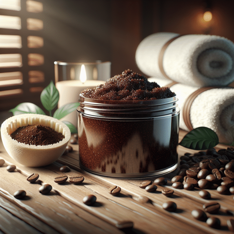 Revitalize your skin with a coffee body scrub for cellulite